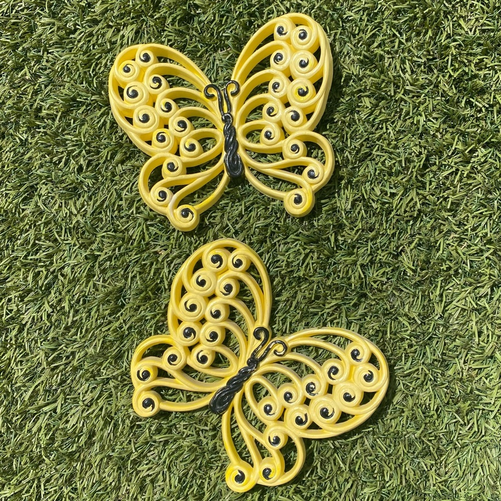 Vintage 70’s Burwood Butterfly Wall Accent Set